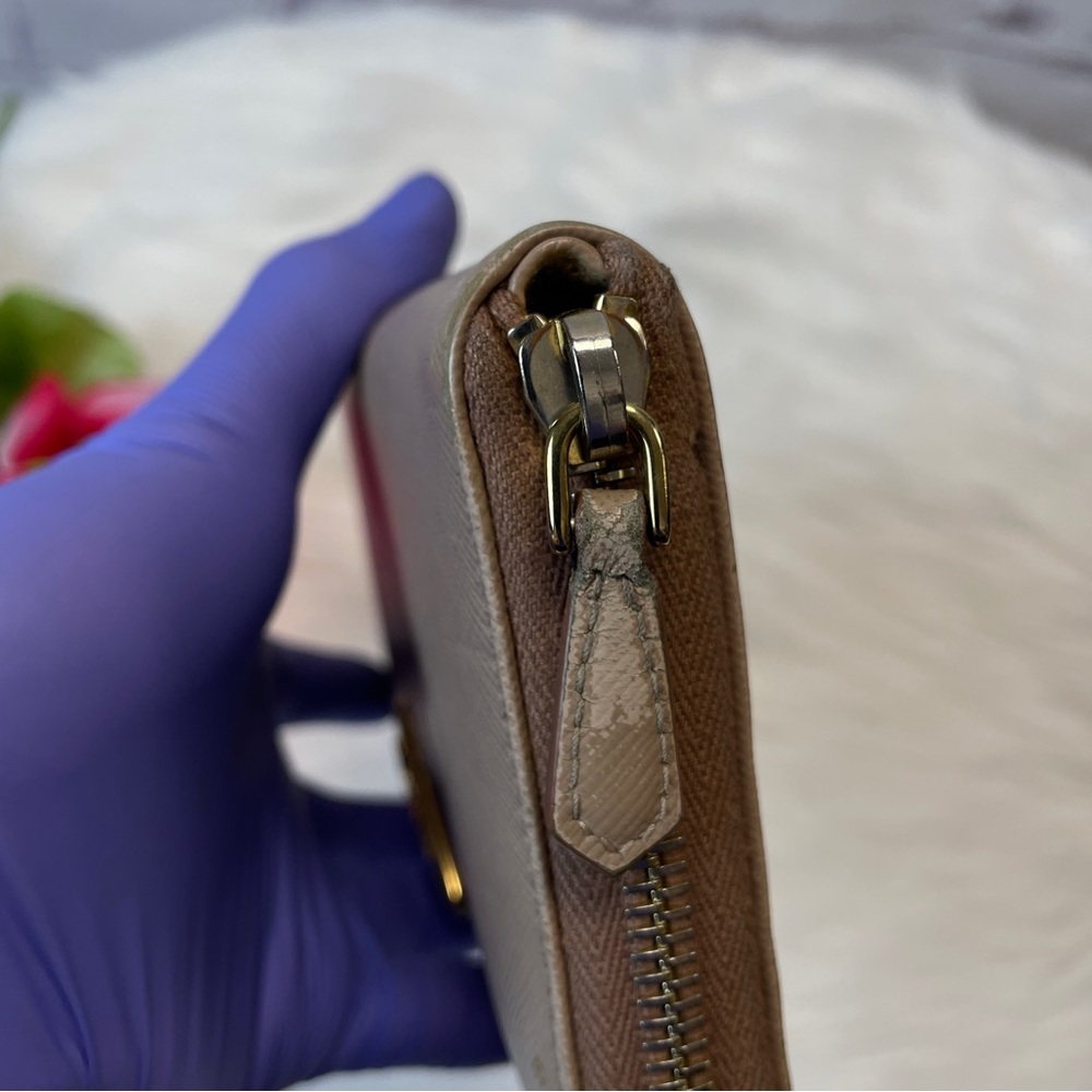 Prada Zipper Long Wallet Pink - Picture 7 of 15